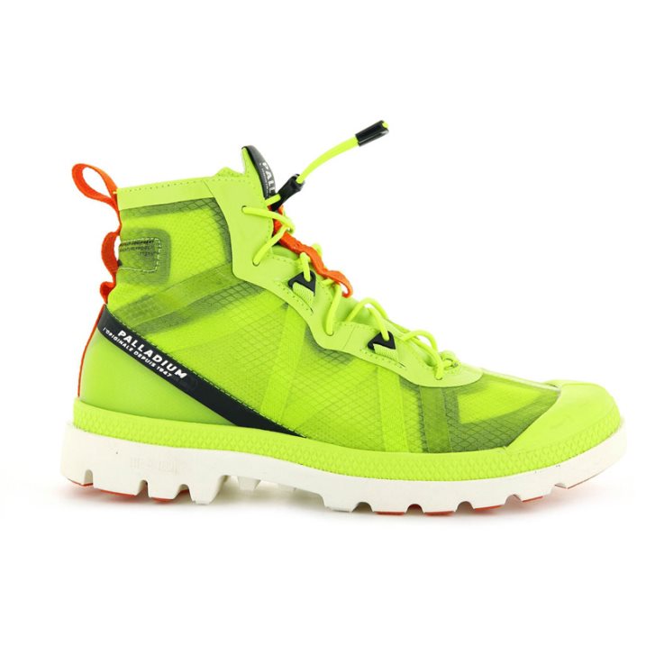 Baskets Palladium Travel Lite+ Adventure High Tops Homme Vert Clair | FR MPF937Q